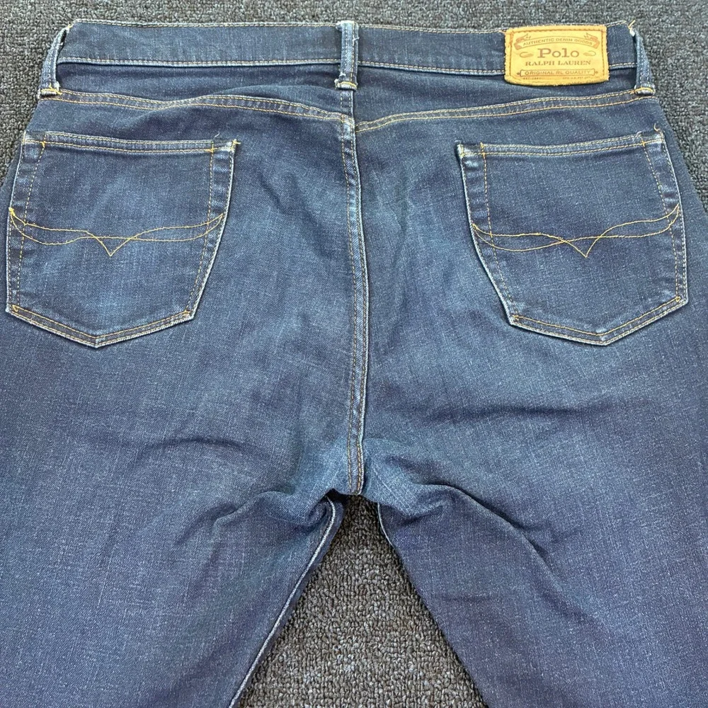 Polo Ralph Lauren Sullivan Slim Jeans Mens 34x34 Dark Wash Indigo Denim Stretch